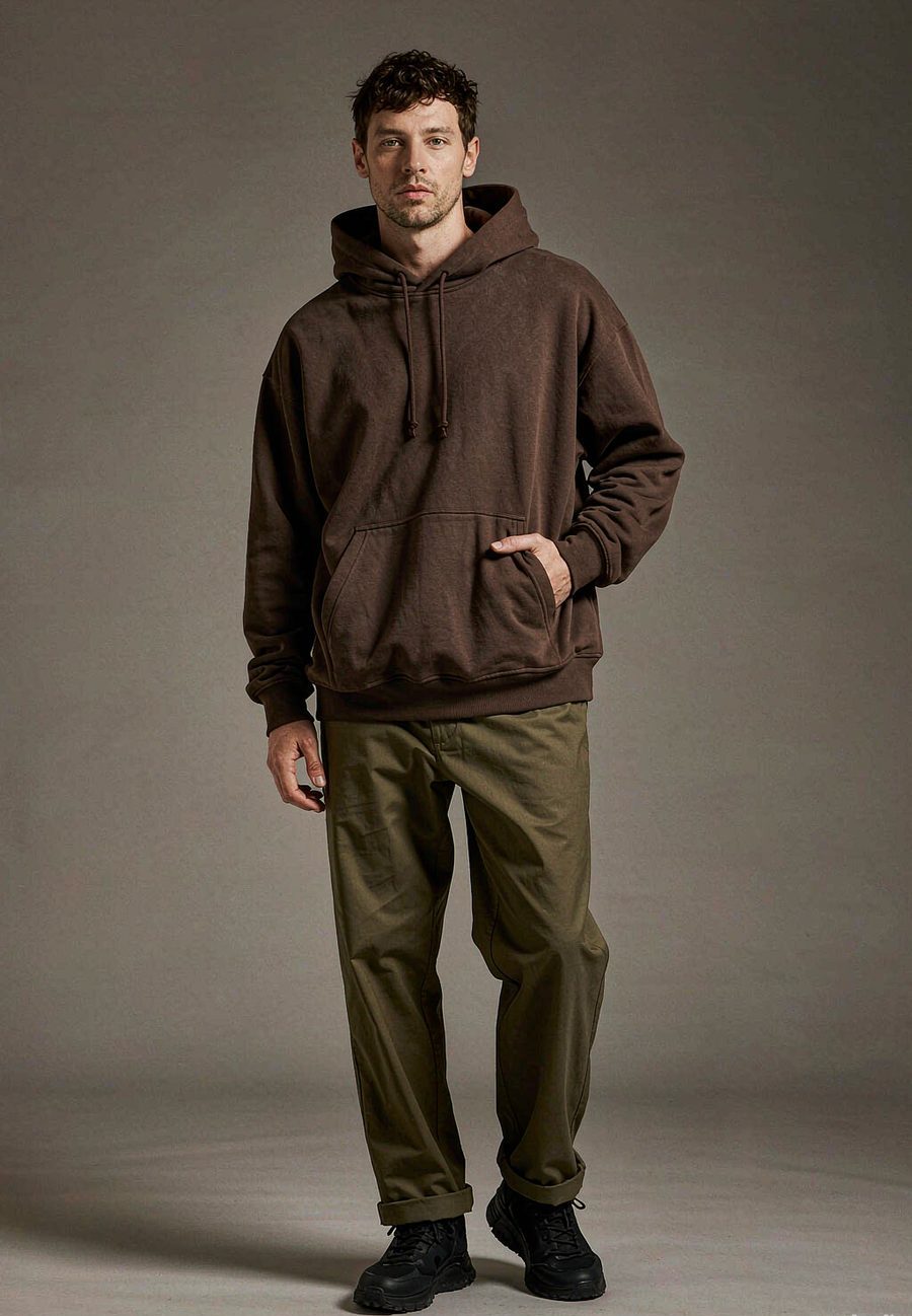 "Coffee Run" Hoodie in Mocha - Mocha